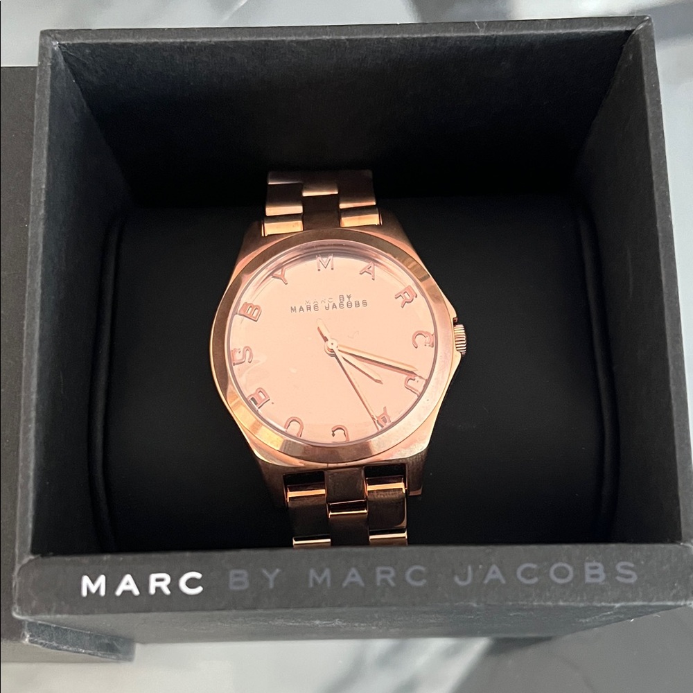 Marc by Marc Jacobs Pink Gold Watch